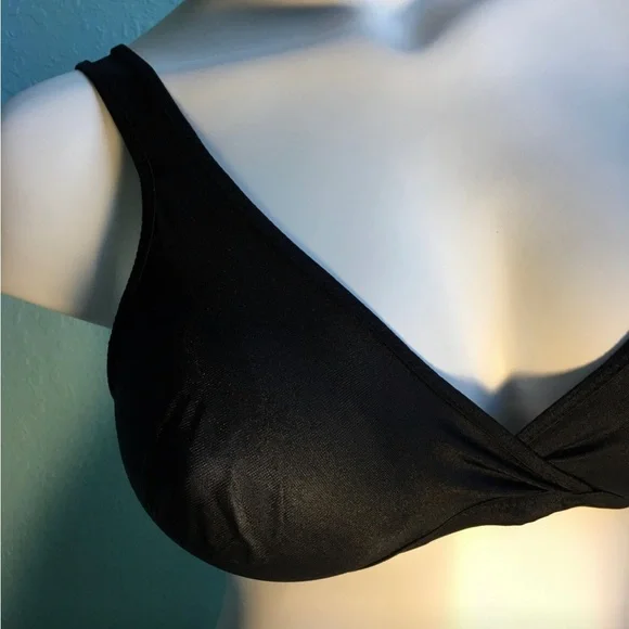 Vintage GELMART Style 2948 Black Wirefree Sheer Nylon Unlined Bralette Bra NWT - Picture 7 of 17